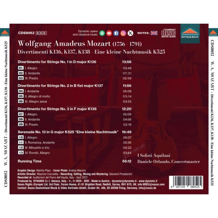 Mozart: Eine kleine Nachtmusik; Divertimenti - slide-1