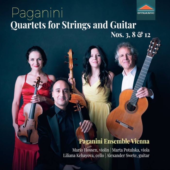 Paganini: Quartets for Strings and Guitar Nos. 3, 8 & 12