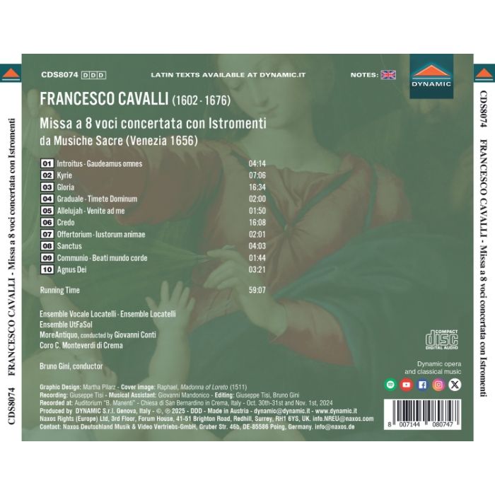 Cavalli: Missa a 8 voci concertata con Istromenti - slide-1