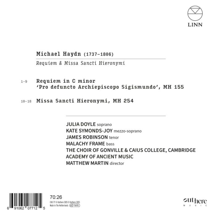 Michael Haydn: Requiem & Missa Sancti Hieronymi - slide-1