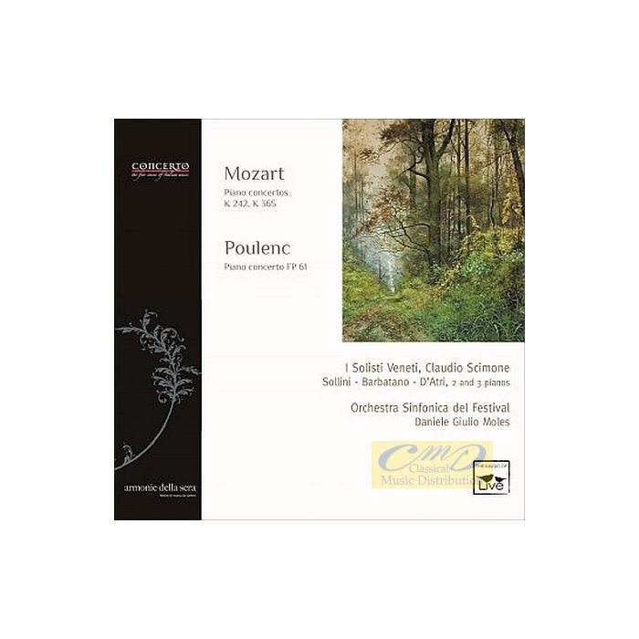 Mozart & Poulenc: Concertos for 2 & 3 pianos