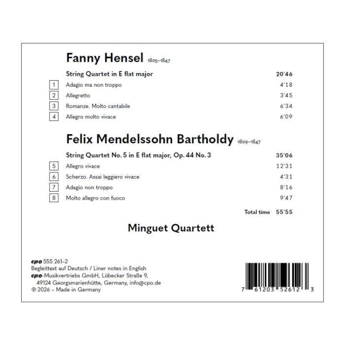 Mendelssohn: String Quartets Vol. 4 - slide-1