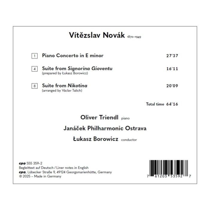 Novák: Piano Concerto - slide-1