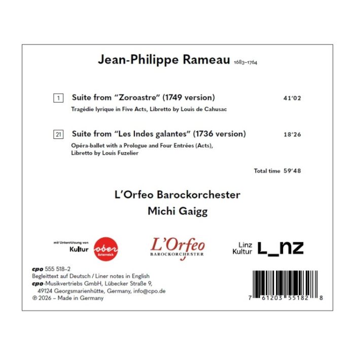 Rameau: Zoroastre & Les Indes galantes - Suites - slide-1