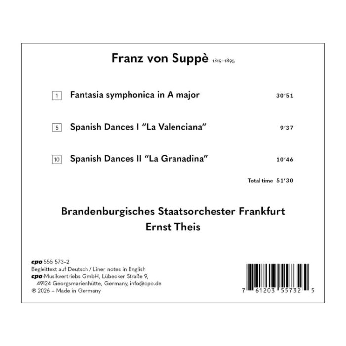 Suppé: Fantasia symphonica & Spanish Dances - slide-1