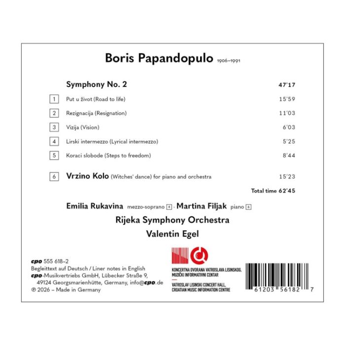 Papandopulo: Symphony No. 2; Vrzino Kolo - slide-1