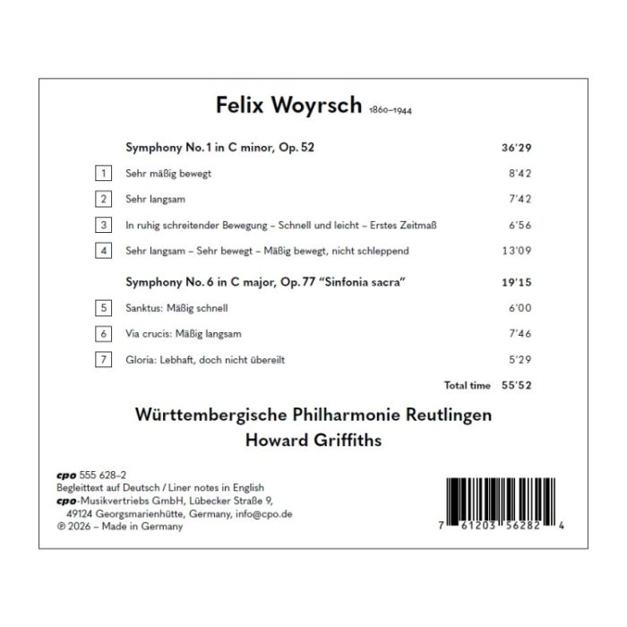 Woyrsch: Symphonies Nos. 1 & 6 - slide-1