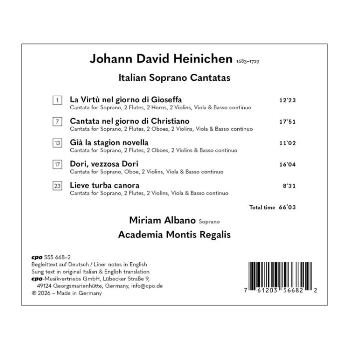 Heinichen: Italian Soprano Cantatas - slide-1