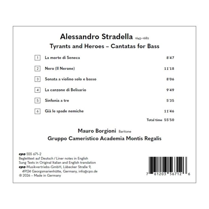 Stradella: Tyrants and Heroes – Cantatas for Bass - slide-1