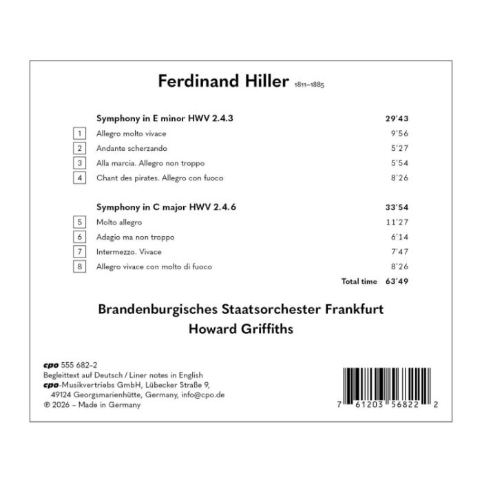 Hiller: Symphonies in E minor & C major - slide-1