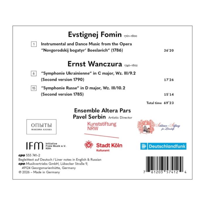 Wanczura: Symphonies; Fomin: Instrumental & Dance Music - slide-1