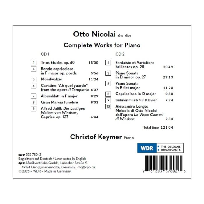 Nicolai: Complete Works for Piano - slide-1