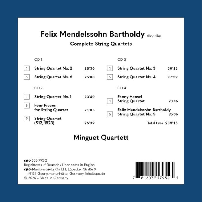 Mendelssohn: Complete String Quartets - slide-1