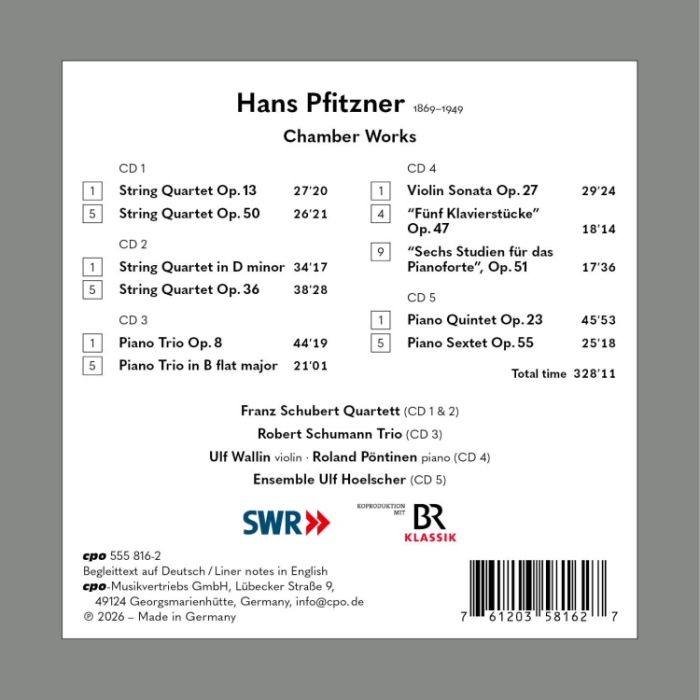 Pfitzner: Chamber Works - slide-1