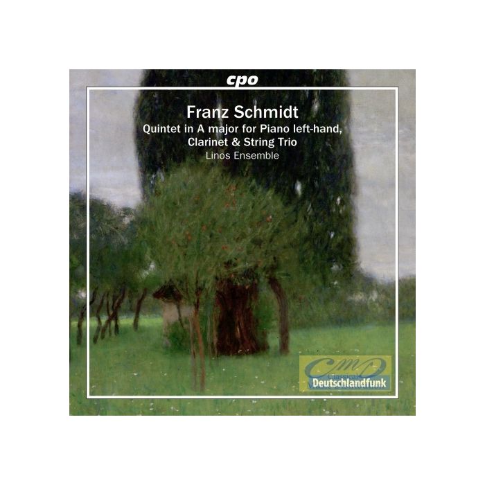 Schmidt: Quintet for Piano left-hand Clarinet & String Trio