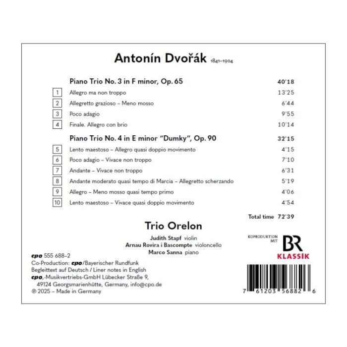 Dvorak: Piano Trios 3 & 4 - slide-1