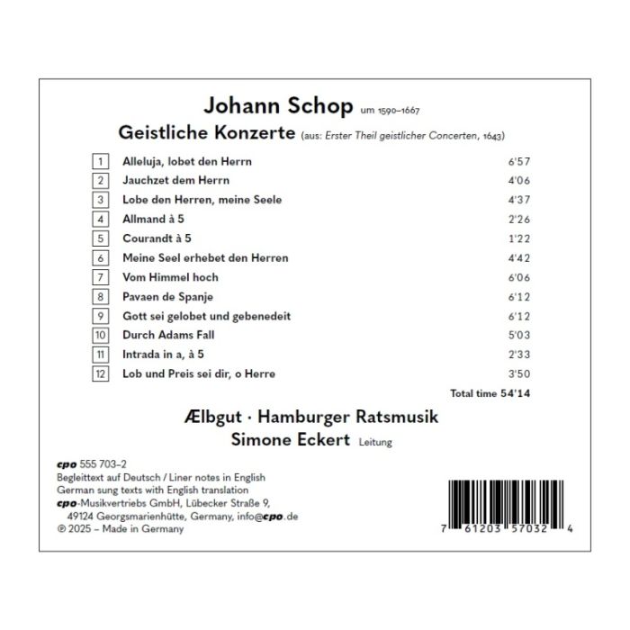 Schop: Erster Theil geistlicher Concerten   - slide-1