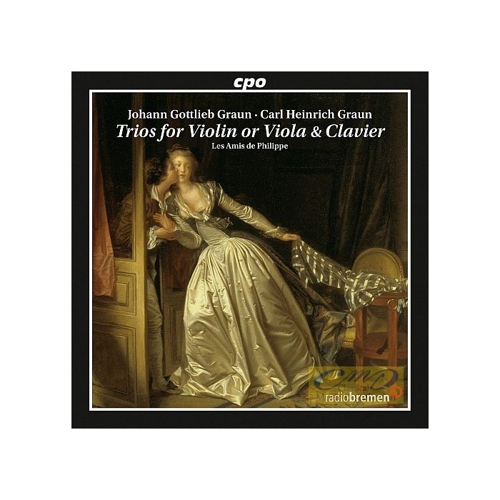 Graun: Trios for Violin or Viola & Clavier