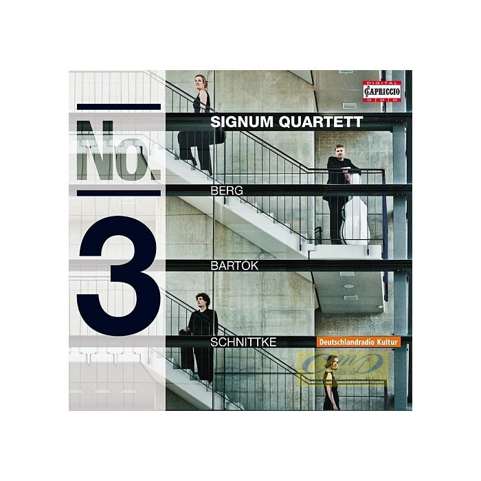 Berg, Bartók & Schnittke: String Quartets No. 3 & Op. 3