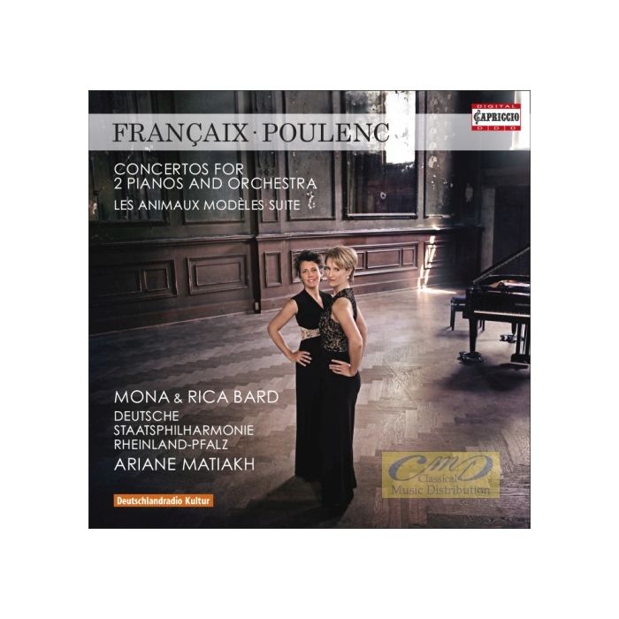 Françaix & Poulenc: Concertos for two pianos and orchestra