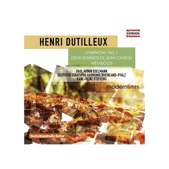 Dutilleux: Symphony No. 1 Deux sonnets