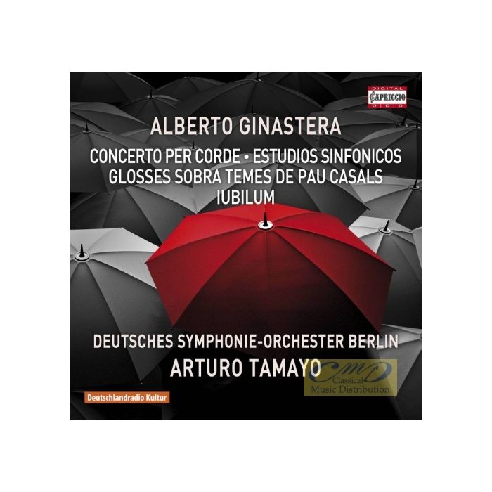 Ginastera: Concerto per corde, Estudios sinfonicos  Glosses sobra temes de Pau Casals
