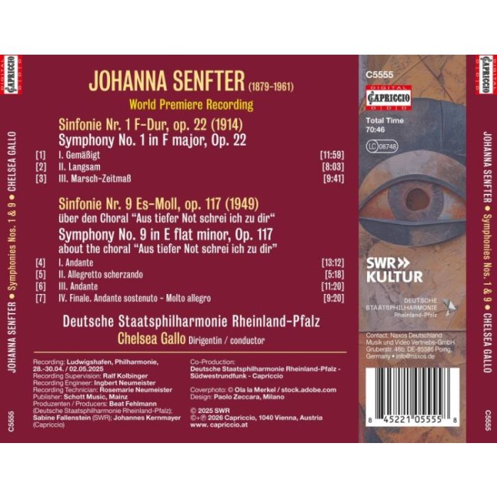 Senfter: Symphonies Nos. 1 & 9 - slide-1