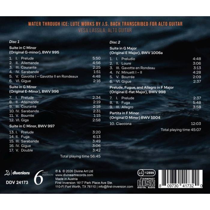 Bach: Suites for Alto Guitar [Water Through Ice] - slide-1