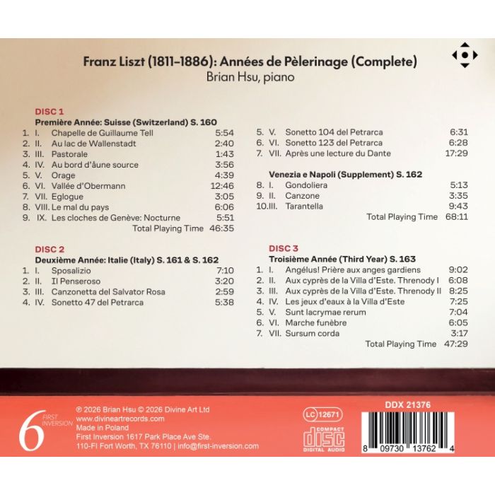 Liszt: Années de Pèlerinage - slide-1
