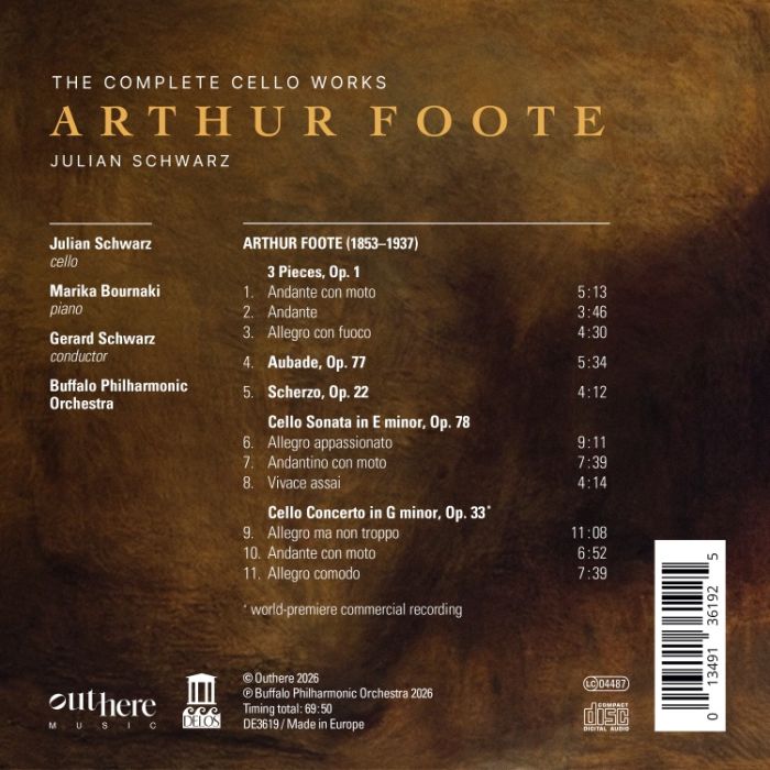 Foote: The Complete Cello Works - slide-1
