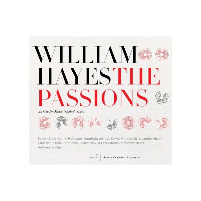 Hayes: The Passions, An Ode for Music (Oxford, 1750)