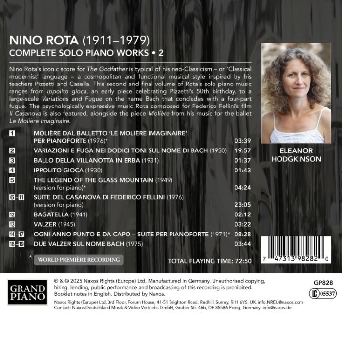 Rota: Complete Solo Piano Works Vol. 2 - slide-1