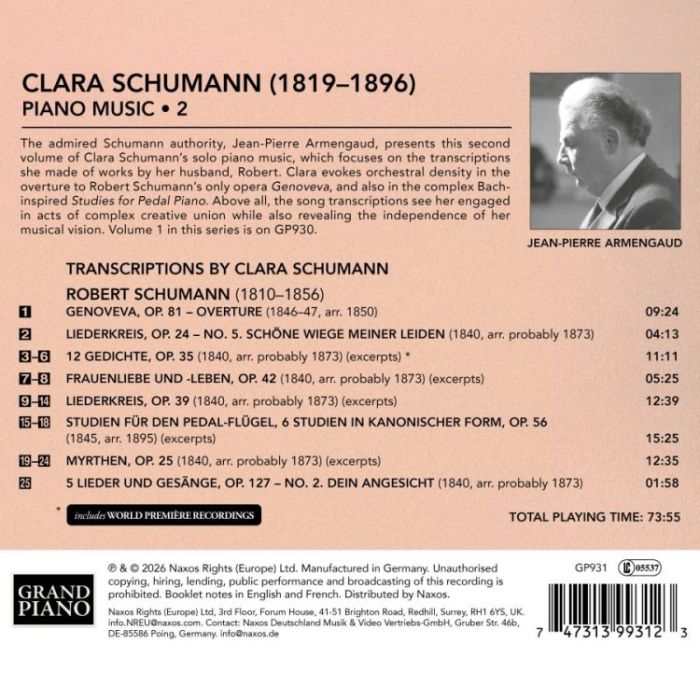 Clara Schumann: Piano Music Vol. 2 - slide-1