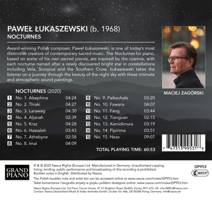Łukaszewski: Nocturnes - slide-1