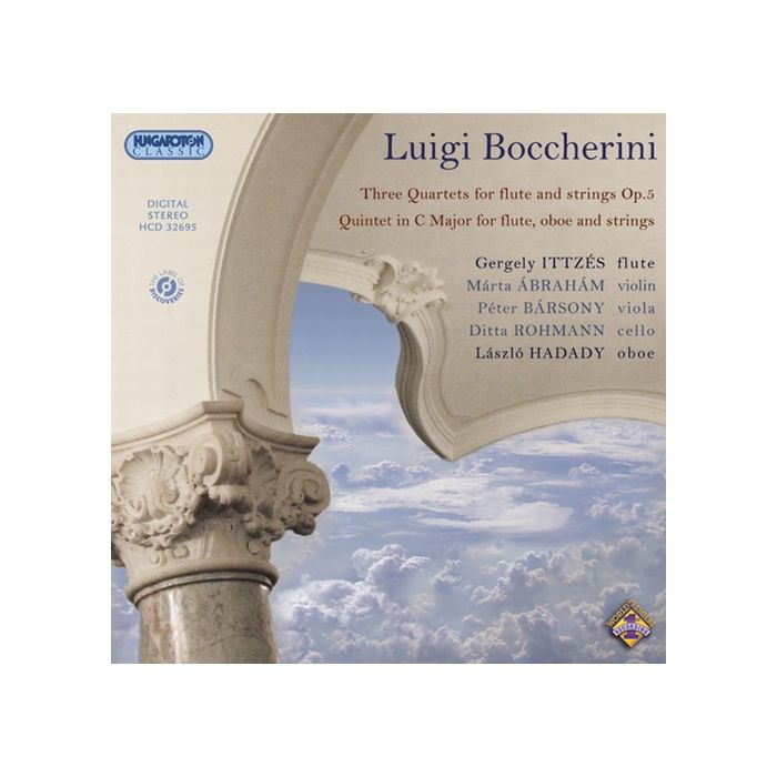 Boccherini: 3 Quartets for flute & strings op. 5, Quintet for flute, oboe & strings