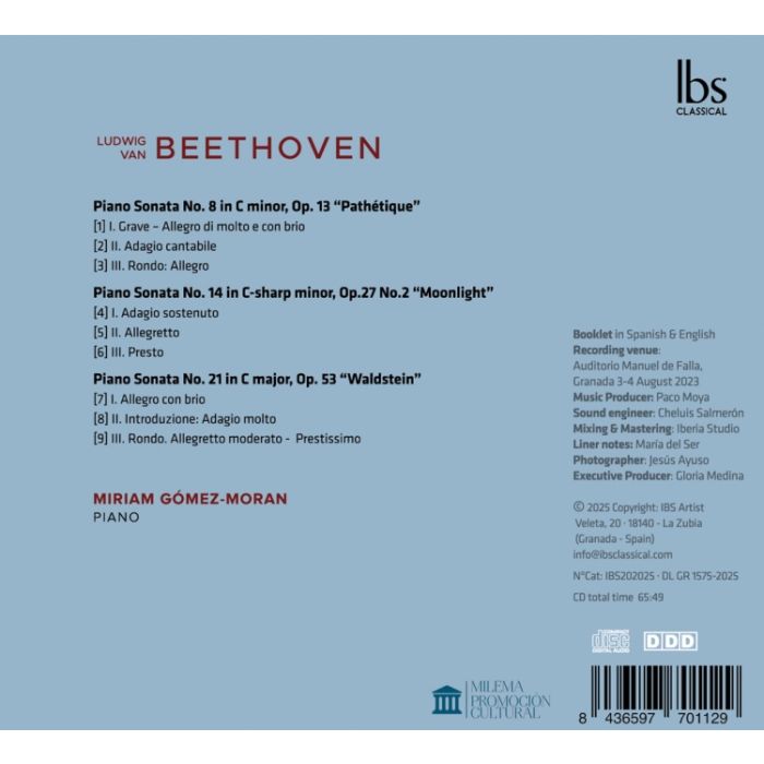 Beethoven: Pathétique; Moonlight; Waldstein - slide-1