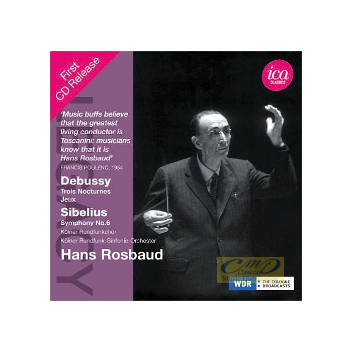 Debussy: Trois Nocturnes, Jeux, Jean Sibelius: Symphony No. 6