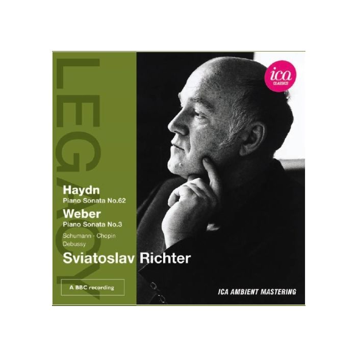 RICHTER IN LONDON - Haydn: Piano Sonata No. 62, Weber: Piano Sonata No. 3, Schumann, Chopin, Debussy
