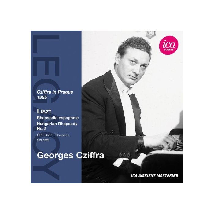Liszt: Rhapsodie Espagnole, Hungarian Rhapsody No.2, C.P.E. Bach, Couperin, Scarlatti, nagr. Praga 1955