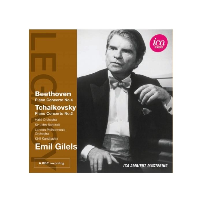 Beethoven: Piano Concerto No. 4 / Tchaikovsky: Piano Concerto No. 2, nagr. Edinburgh Festival 1966 & BBC Studios London 1959