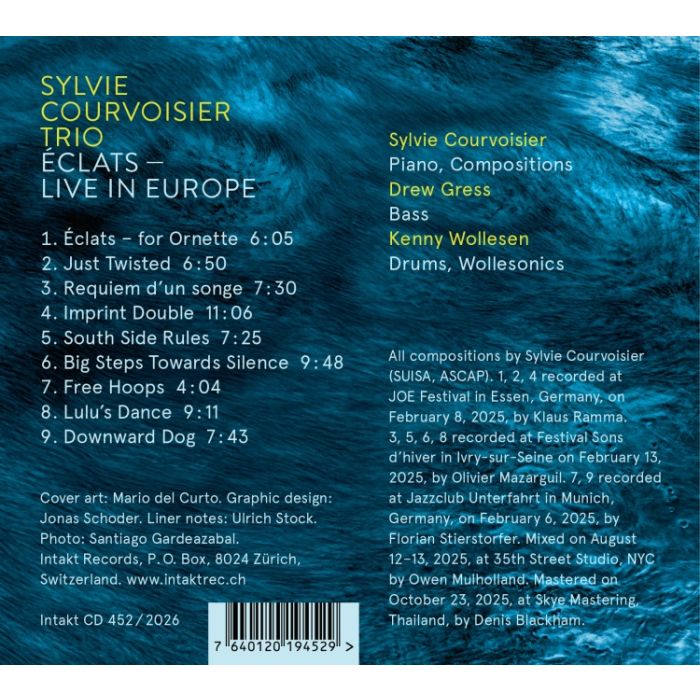 Sylvie Courvoisier Trio: Eclats - Live in Europe - slide-1
