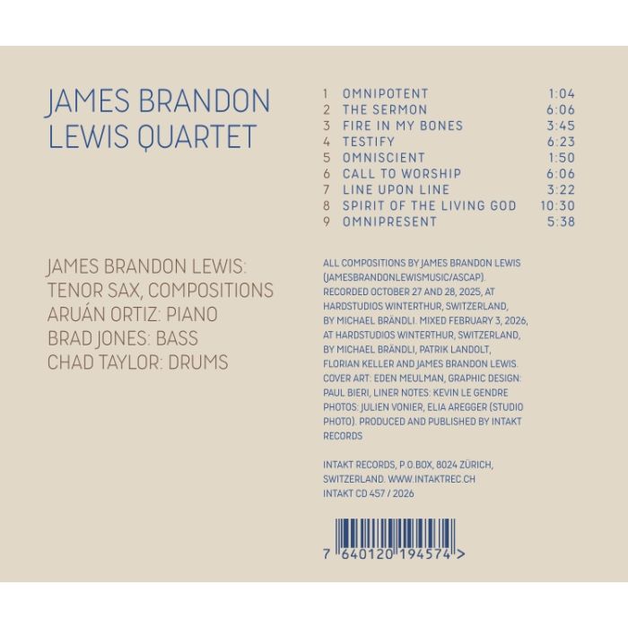 James Brandon Lewis Quartet: Omni - slide-1
