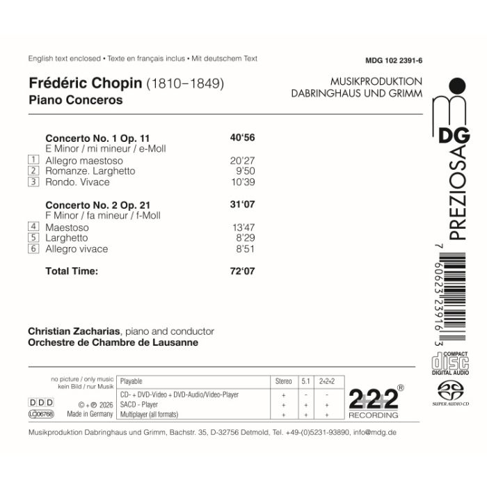 Chopin: Piano Concertos 1 & 2 - slide-1