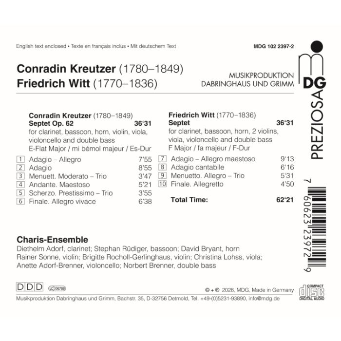 Kreutzer & Witt: Septets - slide-1