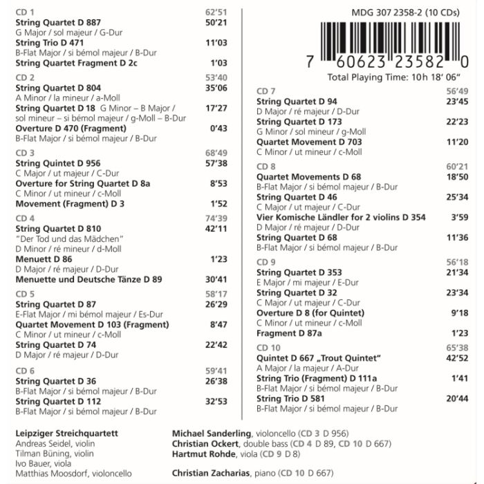 Schubert: Complete String Quartets & Trout Quintet - slide-1