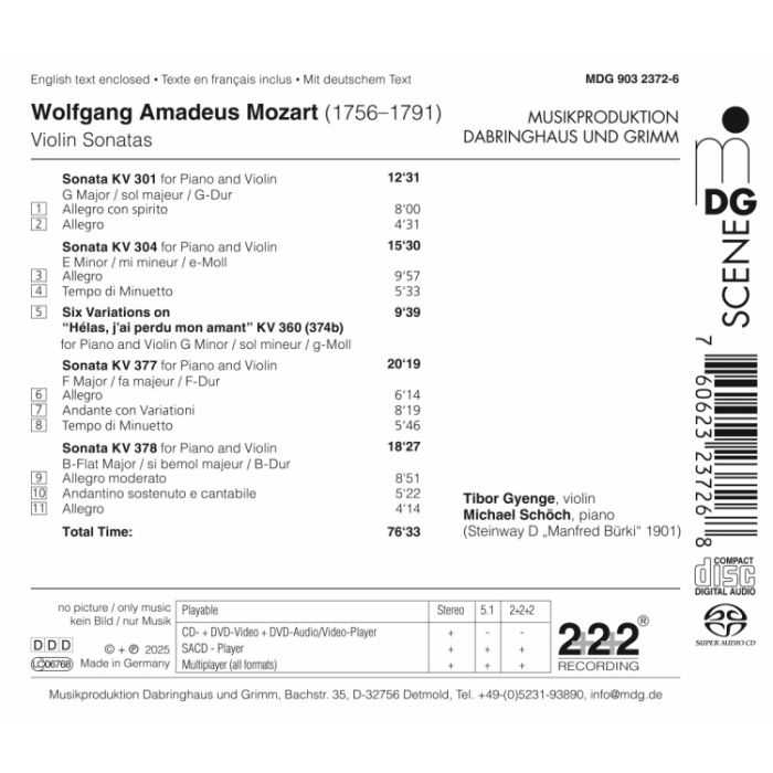 Mozart: Violin Sonatas - slide-1