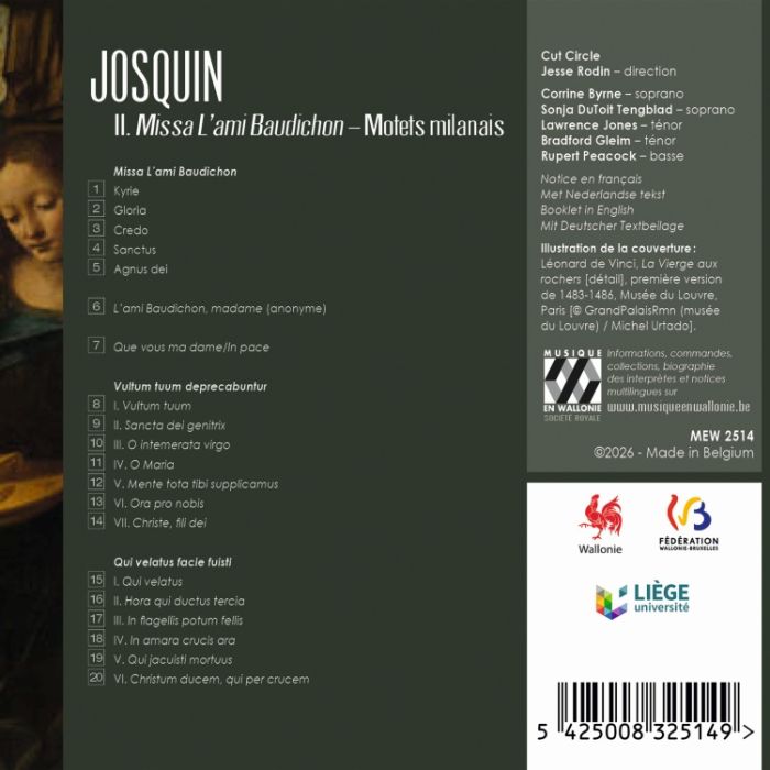 Josquin: Missa L’ami Baudichon - Motets milanais - slide-1