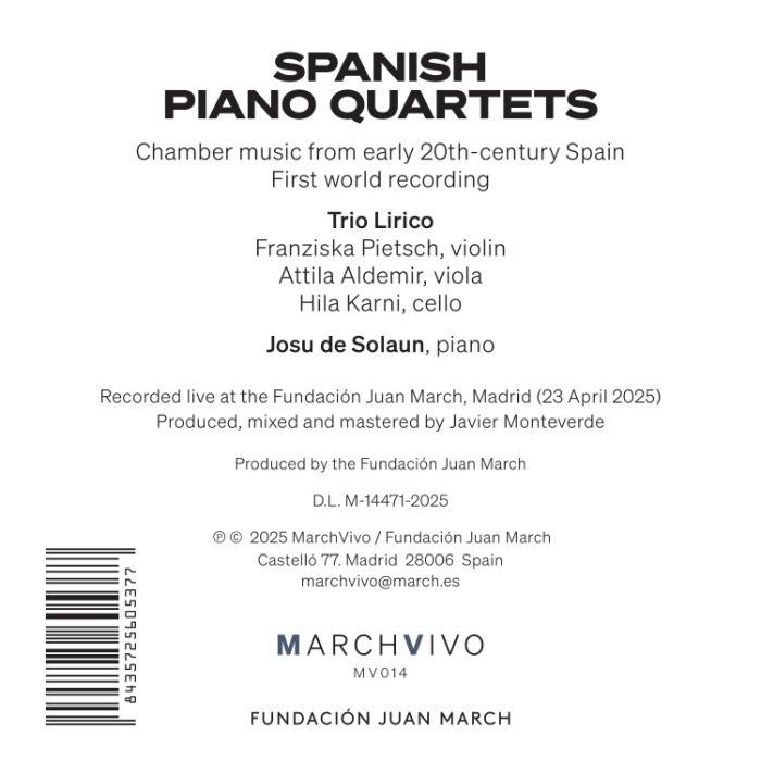 Spanish Piano Quartets (Live) - slide-1