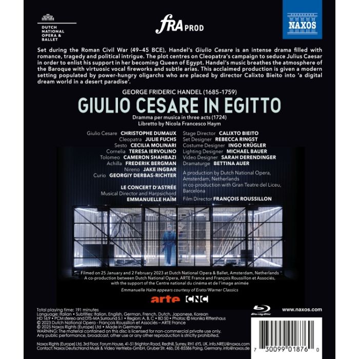 Handel: Giulio Cesare in Egitto (Blu-ray) - slide-1