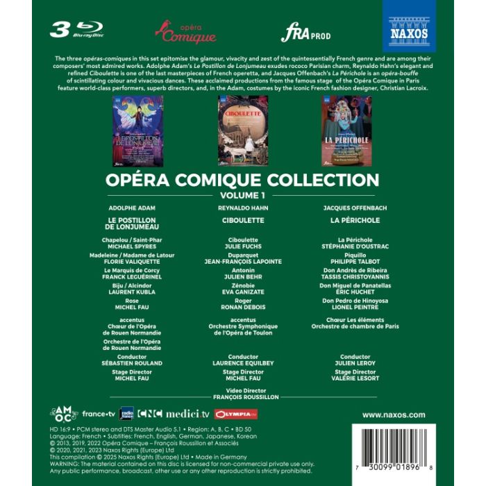 Opéra Comique Collection Vol. 1 (Blu-ray) - slide-1